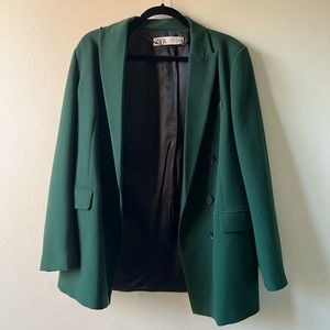 Zara Dark Green Blazer